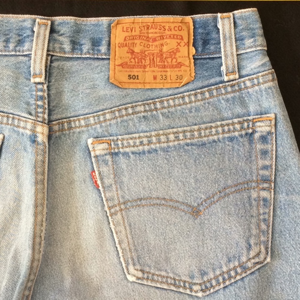 Vintage 80-90’s Levi 501 jeans great fade - Picture 7 of 8